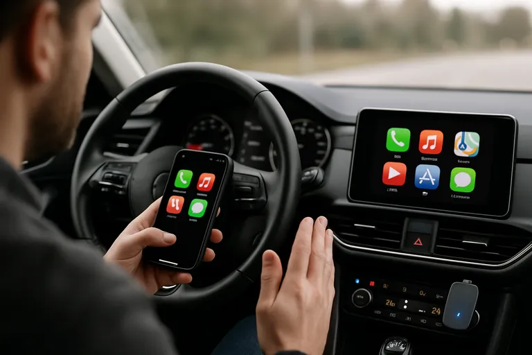 Veiligheid tijdens het rijden met draadloze verbindingen